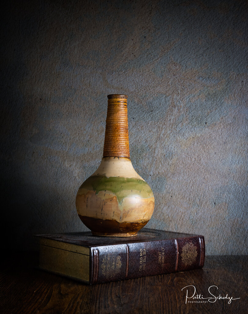 Vase and Book